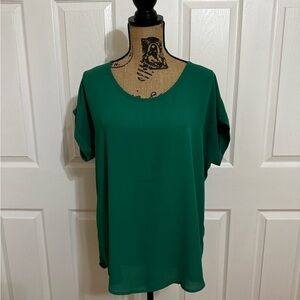 Pleione Emerald Green Women's Blouse
